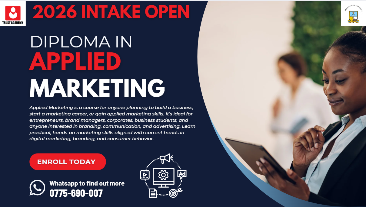 Applied Marketing Diploma at Trust Academy