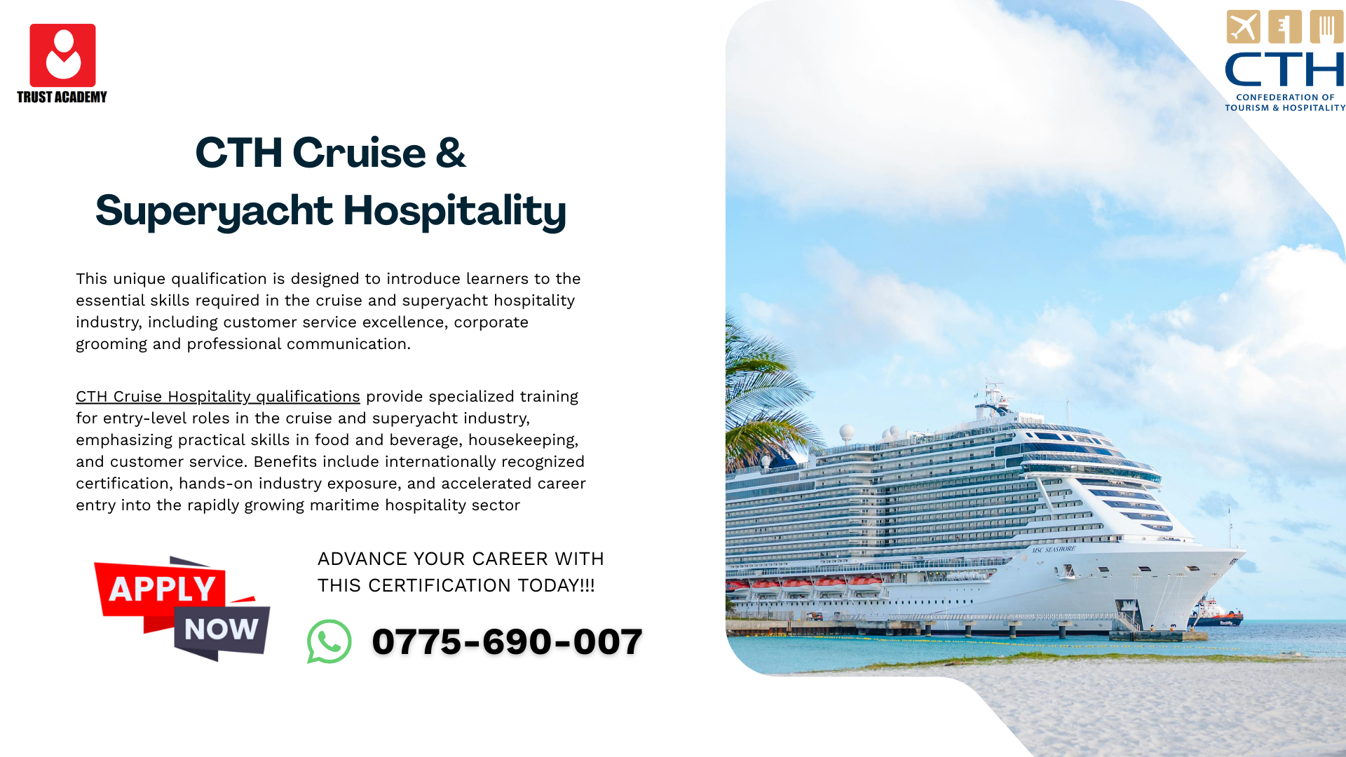 Cruise and Superyacht Hospitality